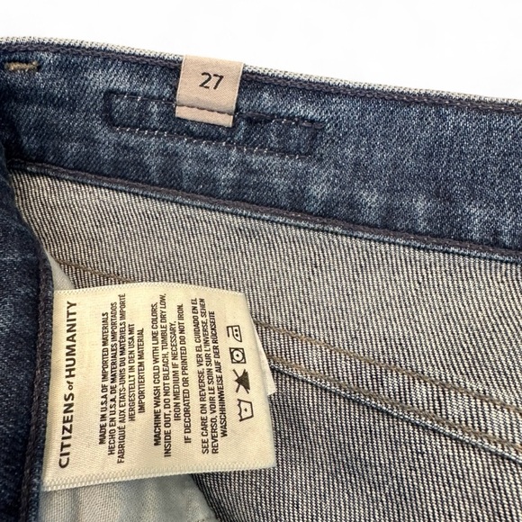 Citizens Of Humanity Olivia High Rise Slim Ankle Jeans Button Fly 27 - Picture 5 of 5